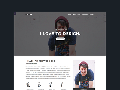 Thiyan - Personal Portfolio Template