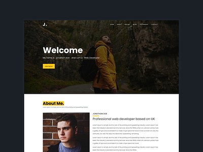 Jidan -Modern Personal Portfolio Template