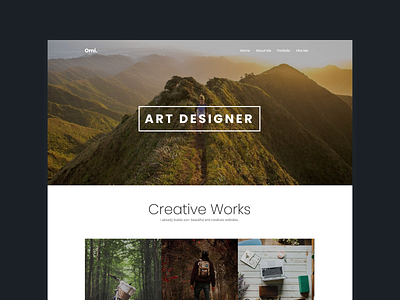 Orni - Professional Portfolio for Designers