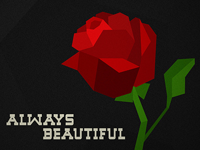 Always Beautiful always beautiful red rose stem