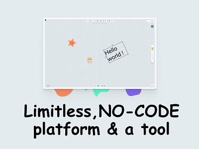 Something is cooking : Next gen NO-CODE tool animation app b branding design graphic design graphics illustration logo no code nocode tool typography ui ux web