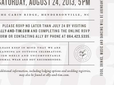 Wedding Invites ceremony invitations invite marriage screenprint silk screen type typography vintage wedding