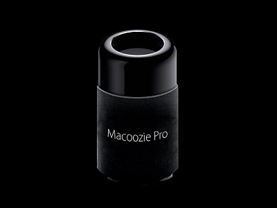 Macoozie Pro™ computer beverage coozie mac pro right sleeve