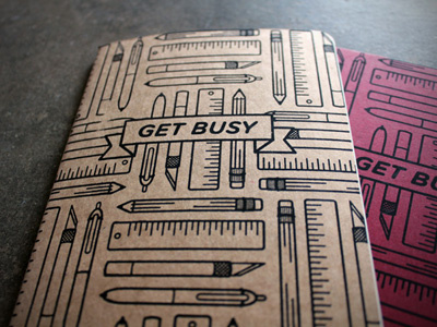 Get Busy Sketchbooks craft screenprint sketchbooks