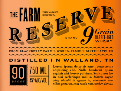 1 of many concepts for whisky labeling