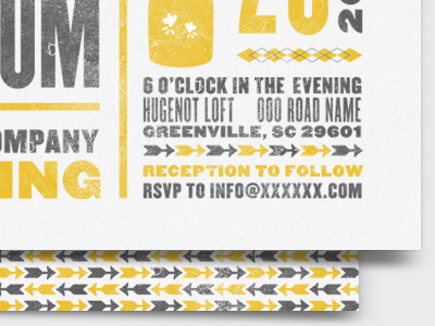 A Brother's Knot part 2 design invitation invite married meredith tadd wedding