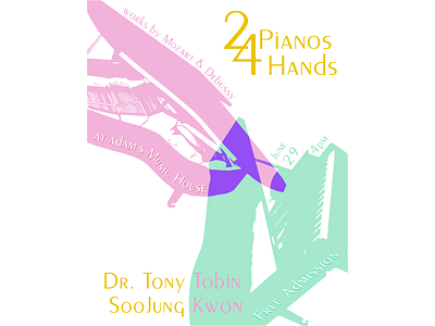 Piano Duo Poster