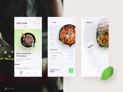 Food App app chef clean delivery food food app food delivery icons ios app mobile app pizza product design productdesign restaurant service ui ui design uiux ux