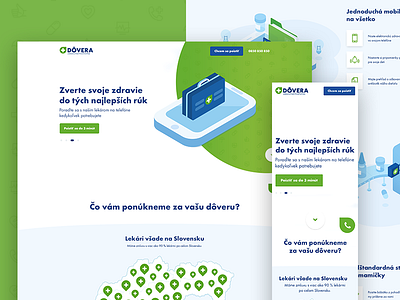 Dovera dovera flat green health health insurance insurance insurance company redesign web webdesign website white