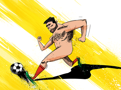Sports football illustration sport
