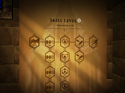 VR Game - Skill Tree UI