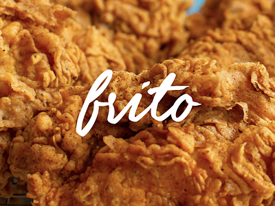 Frito branding branding and identity branding design fast food fried chicken restaurant script type typeface