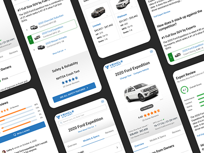 Car Report Redesign automotive mobile first mobile ui ui ui ux ui design user interface design ux