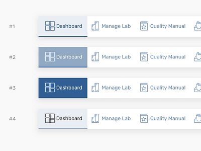 Highlight Menu Options active state app design highlight navigation ui design user interface design