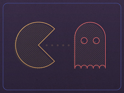 Milgram Experiment adobe boo design prompts ghost illustrator lines pac-man