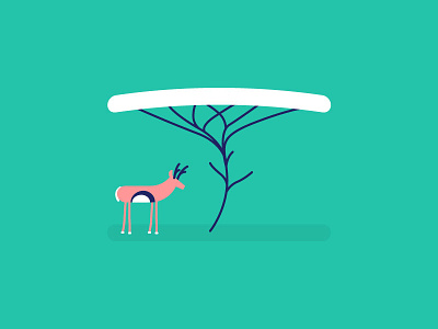 Antelope adobe africa antelope design prompts illustrator tree