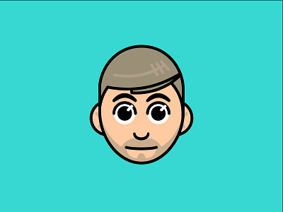 Michael avatar face illustrator vector