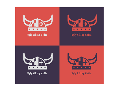 Ugly Viking Logo Variants branding logo logo design