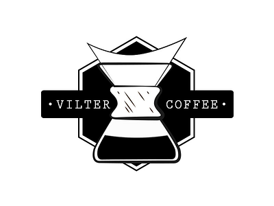 Logo ‘Vilter Coffee’ (concept) barista brand branding clean coffee identity logo mark print simple sketch