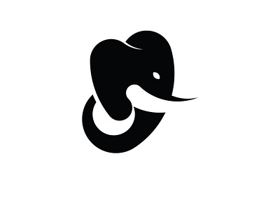 Elephant Dental branding design flat flatdesign illustration logo minimal