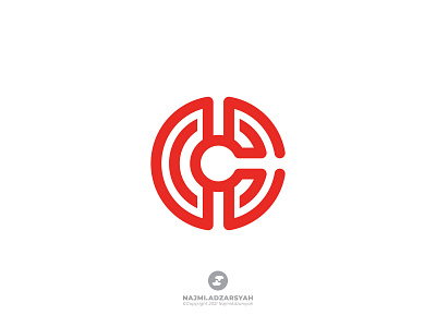 Letter C Coin branding lettermark monogram typography