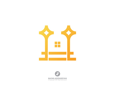 Key Home branding home house key logo real estate