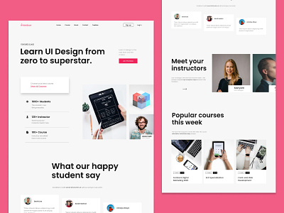 #exploration - Landing Page UI Design Course ui