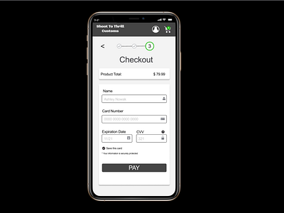 UI 002 Credit Card Checkout