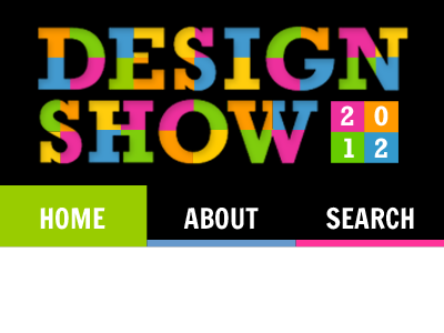 AU Design Show Mobile Header design show mobile