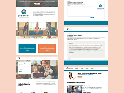 pediatricare design healtcare health kids pediatricare ui ui design web design webdesign website