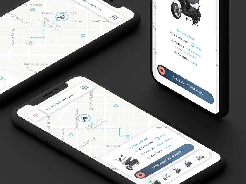 Scooters App by Luis Brenes on Dribbble