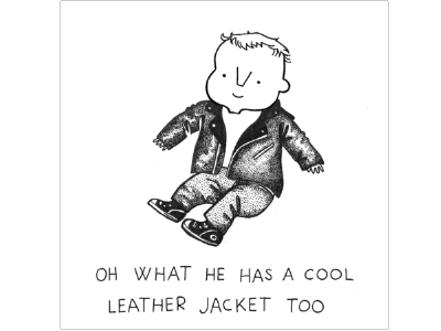 what a guy baby fashion leather jacket