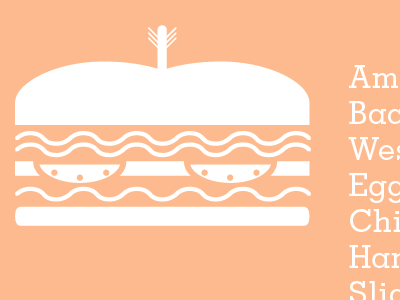 Sandwich brand design food identity illustration sandwich