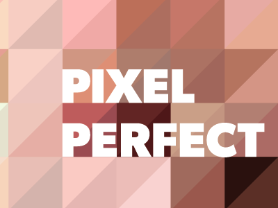 Pixel Perfect color design graphic pixel poster typography