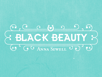Black Beauty black beauty book cover horse type typography