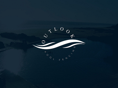 Pool Fencing Logo design logo design minimal logo design ocean logo design pool logo design