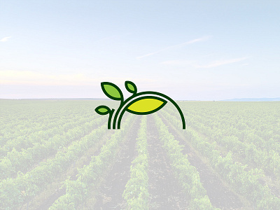 Harvest Logo Design agriculture logo farming logo harvest logo leaves logo