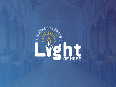 Church Logo Design candle logo church logo light of hope logo religious logo