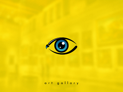 Art Gallery Logo Design abstract logo art gallery logo color brush with eye logo eye logo luxury logo modern logo