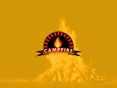Campfire Logo Design abstract logo campfire logo fire logo luxury logo minimal logo