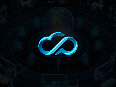 Cloud Logo Design cloud logo creative logo luxury logo meaningful logo standard logo tech logo technology logo