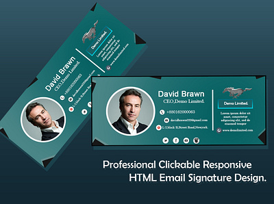 Professional Clickable Responsive HTML Email Signature Design. best email signature email design email marketing email signature email signature design email signature ideas email signature template email signatures email template premium email signature premium mockup