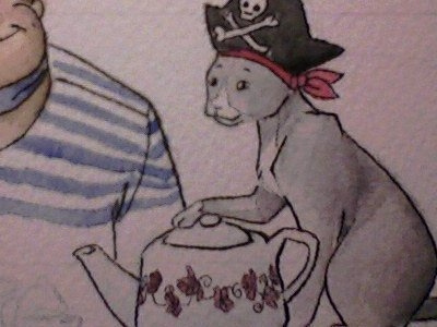 Mr. Socks the Pirate cat childrens book pirates tea