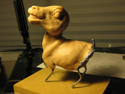 Penelope Character Maquette character design goat maquette sculpture