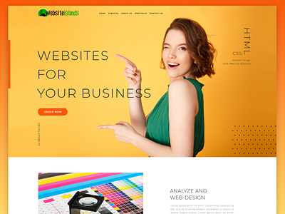 Websiteislands Web Site - Redesign design designer redesign ui web webdesign website website design