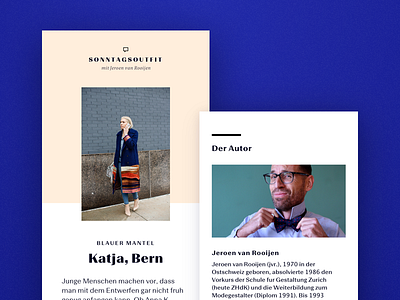 NZZ Bellevue | Digital Editorial Design beausite bellevue edenspiekermann editorial nzz