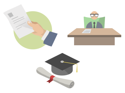 Job illustrations cv education illustration interview job