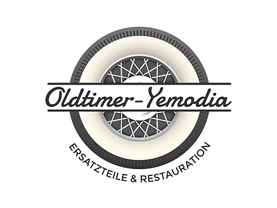 Oldtimer Yemodia car classic logo oldtimer restoration spare parts tire