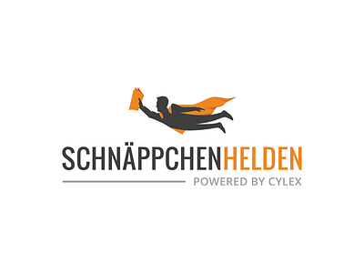 Schnäppchenhelden Logo catalog design hero logo online