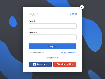Listed - Login page design listed log in login page ui ui ux web design